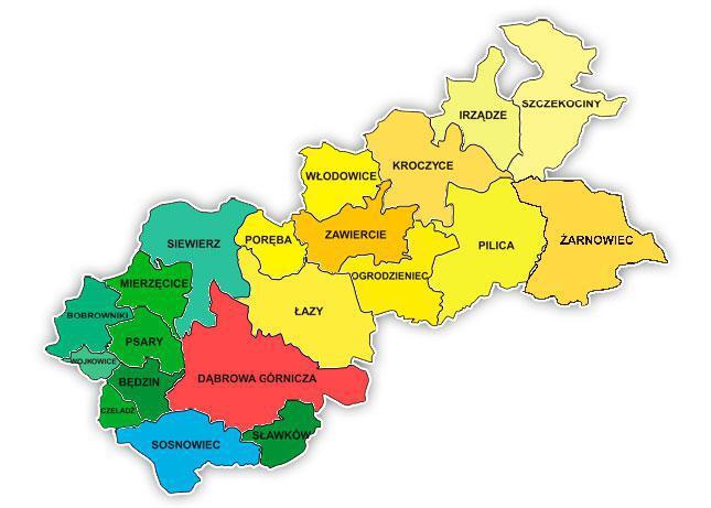 Wojsko Polskie Wojskowe Centrum Rekrutacji w Bedzinie Mapa Zrodlo WCR Bedzin 2026 02 01