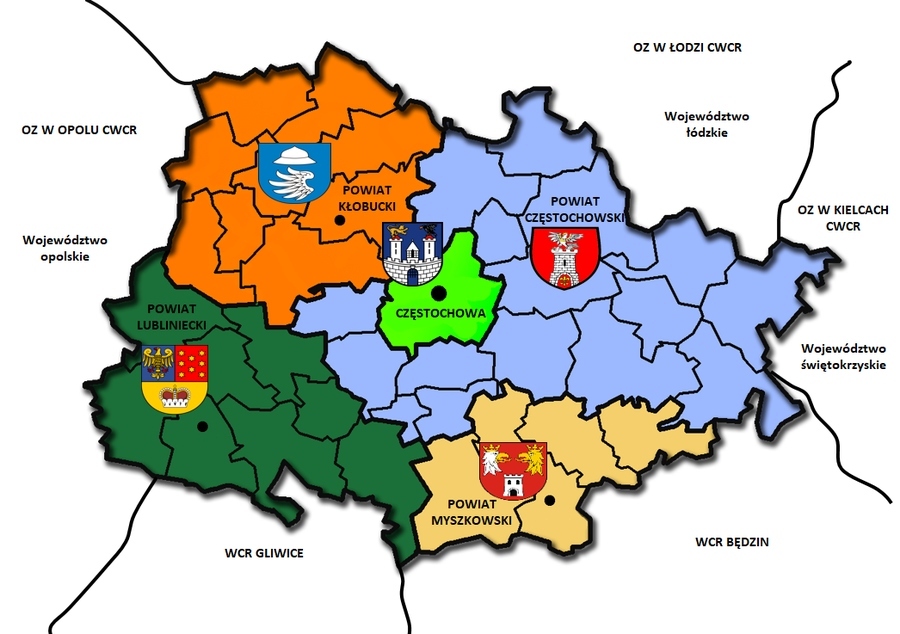 Wojsko Polskie Wojskowe Centrum Rekrutacji w Czestochowie Mapa Zrodlo WCR Czestochowa 2026 02 01