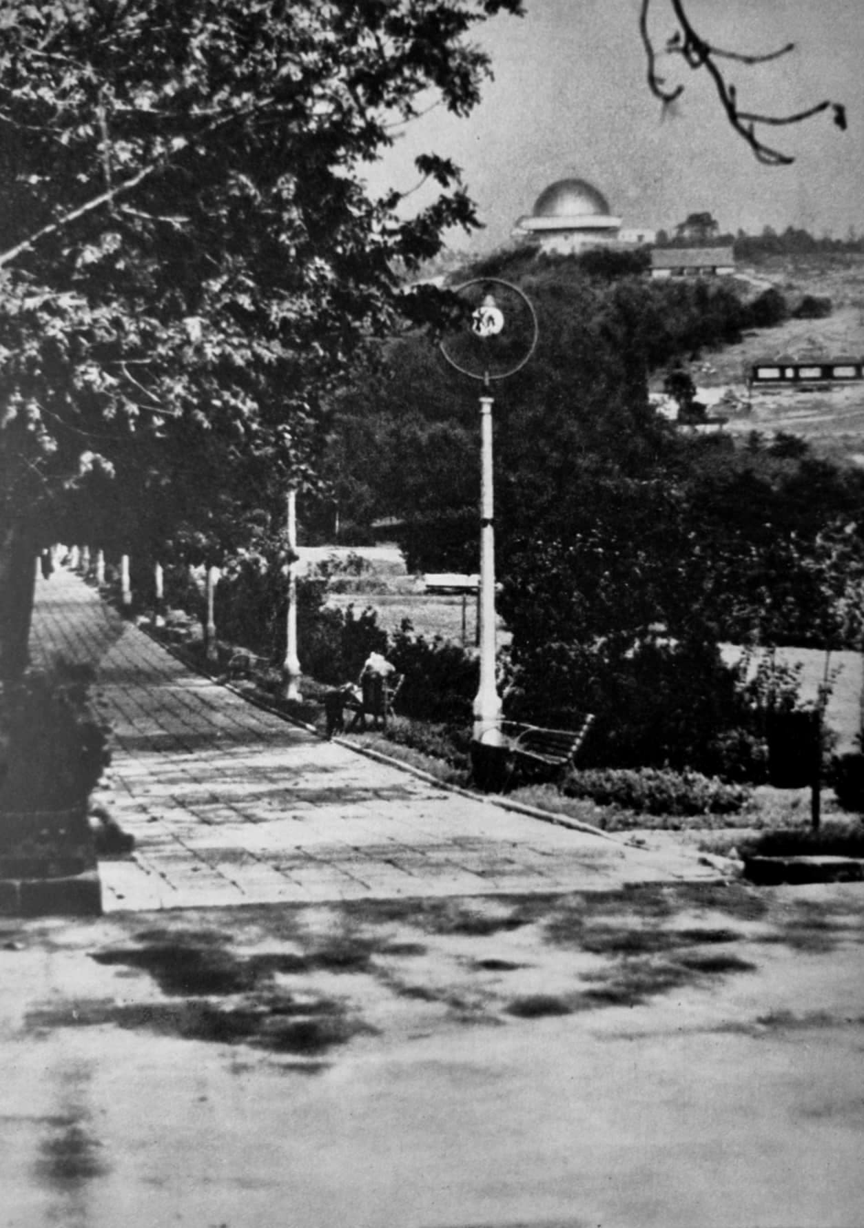 Metalowe elementy ławek w WPKiW pochodziły z pancernika Gneisenau