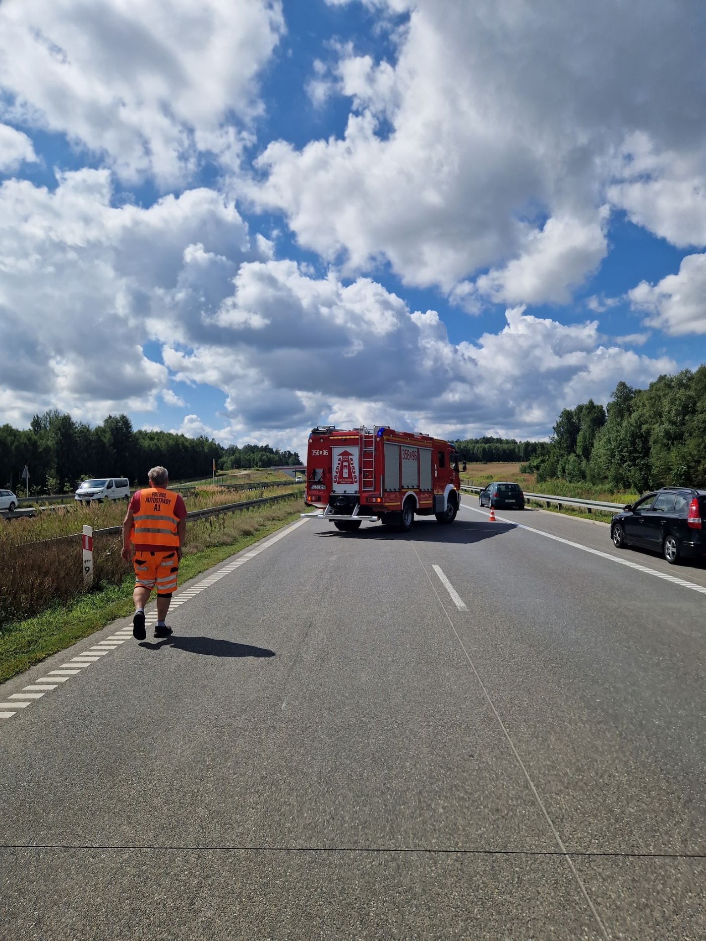 Wypadek A1 4 08 2025 3