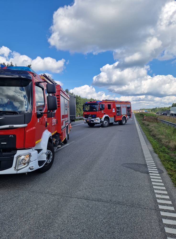 Wypadek A1 4 08 2025 6