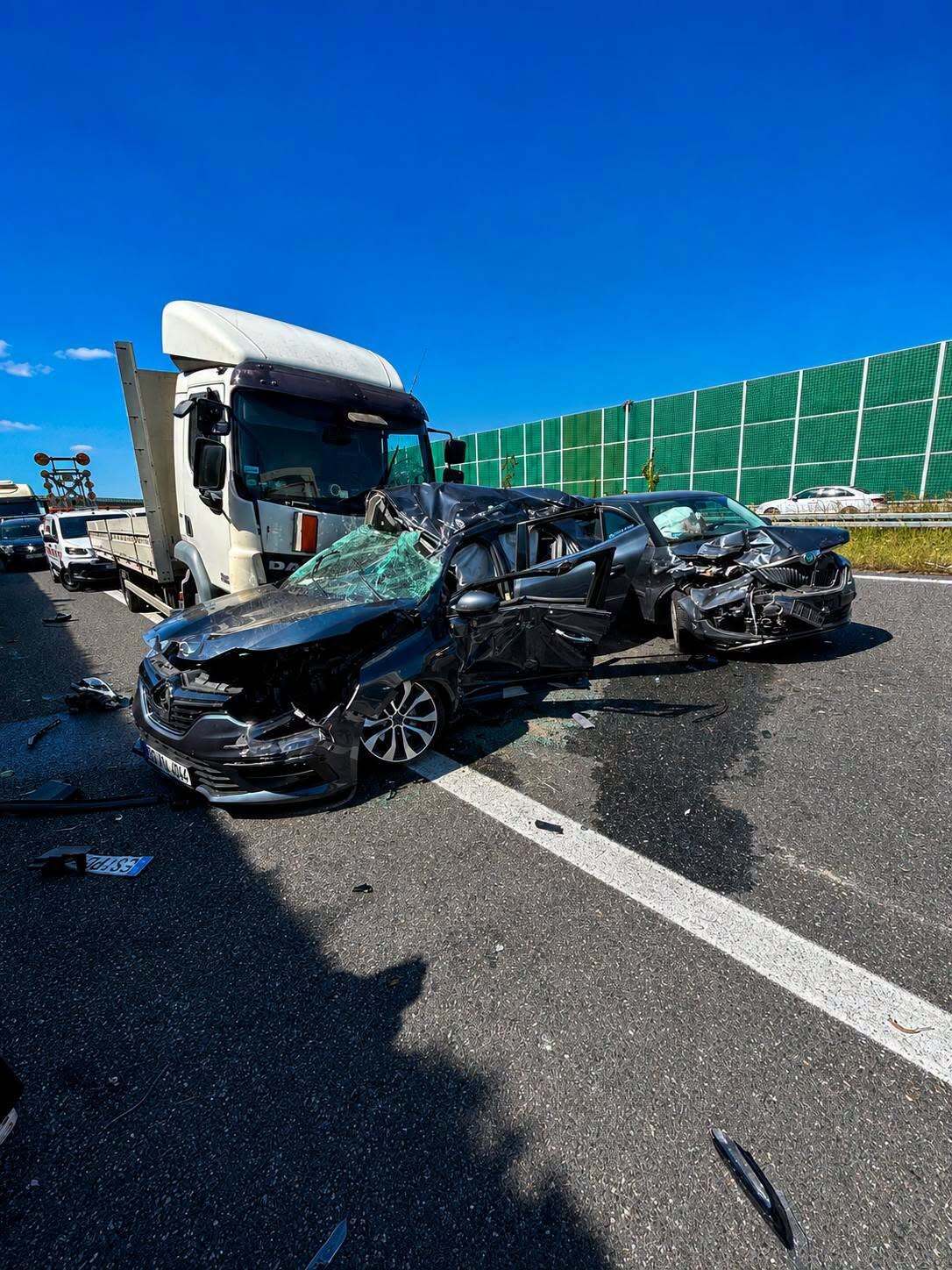 Wypadek A1 Dobieszowice