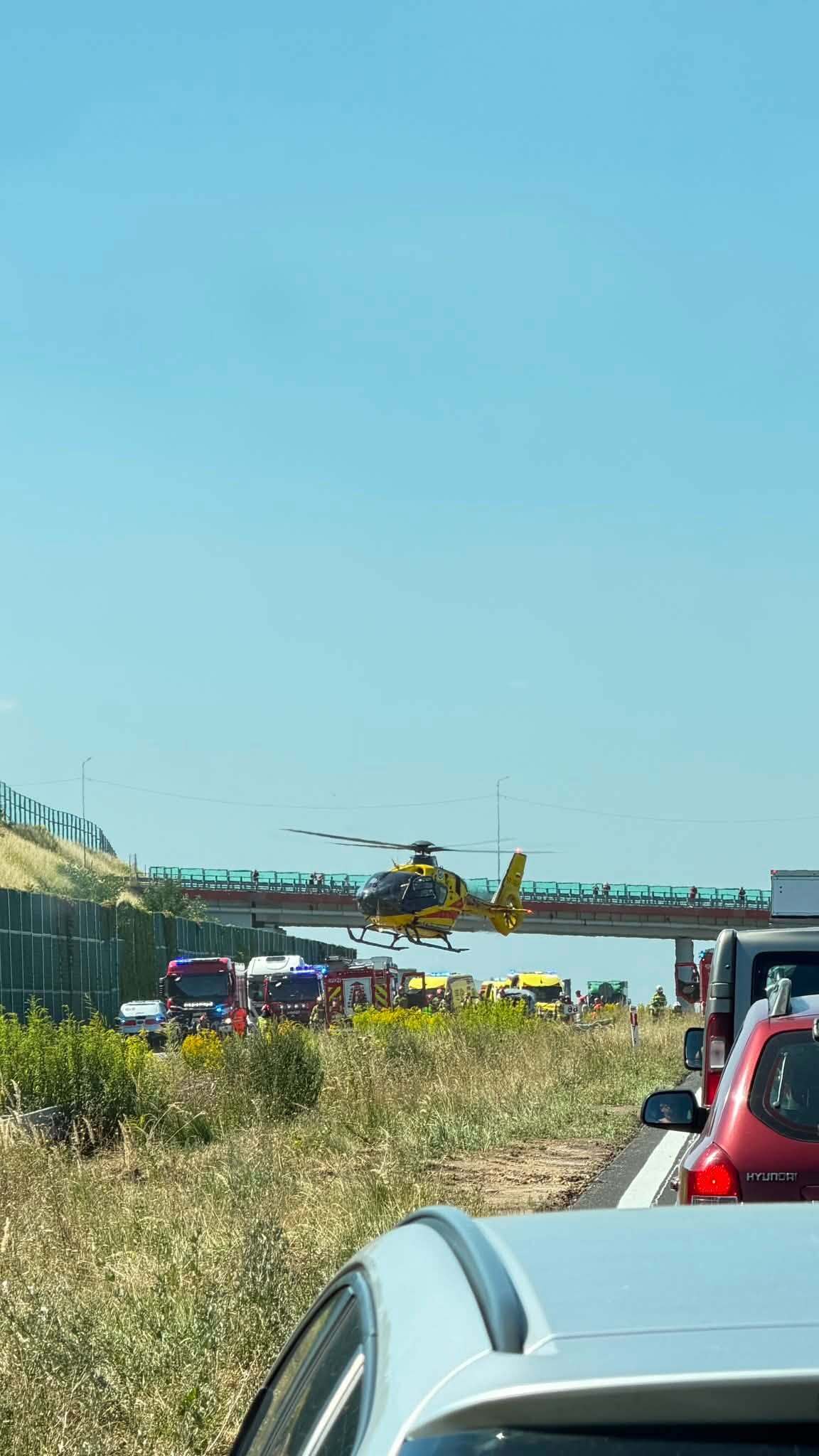 Wypadek A1 Dobieszowice 13 08 2026