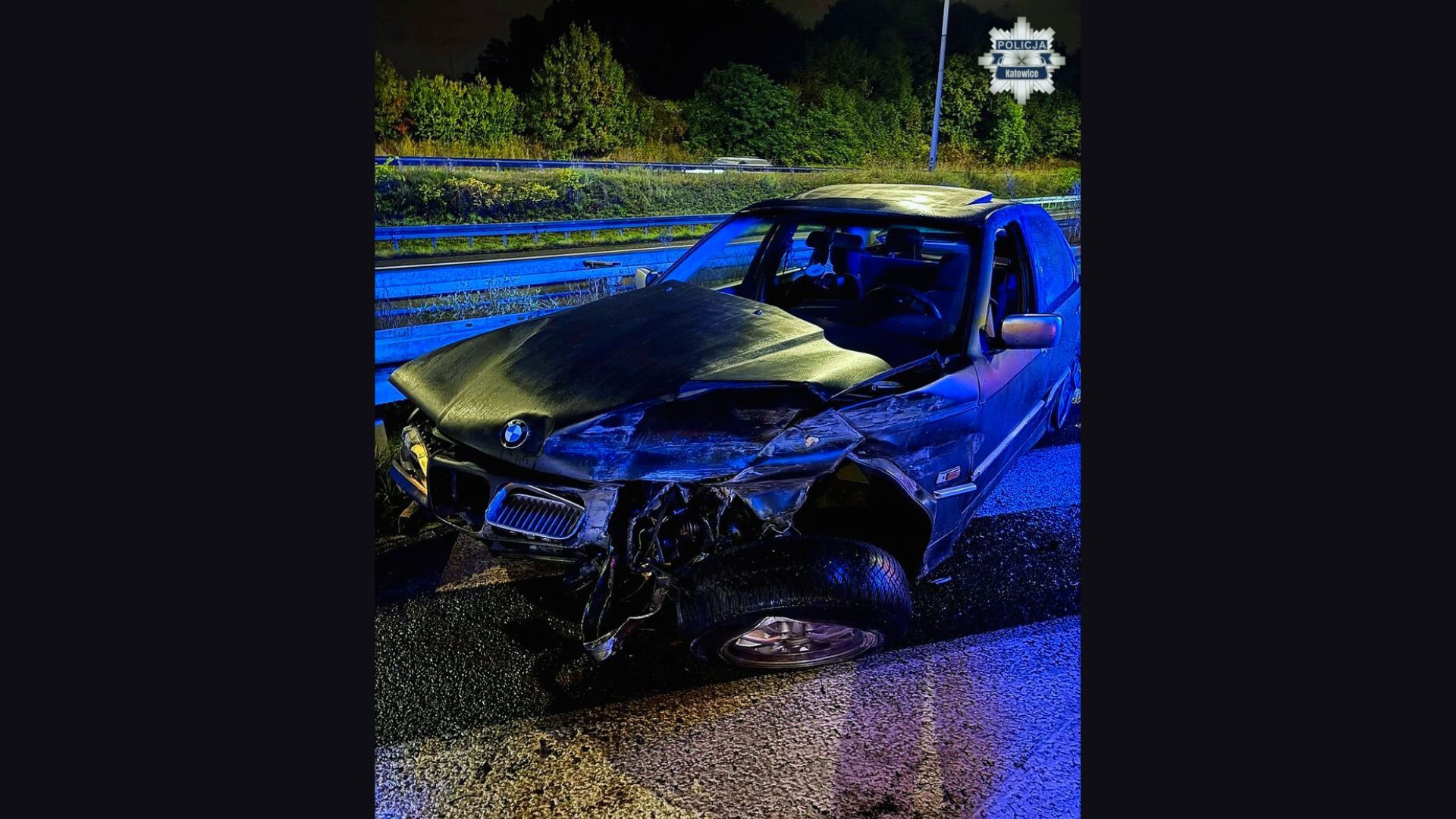 Wypadek A4 Katowice BMW