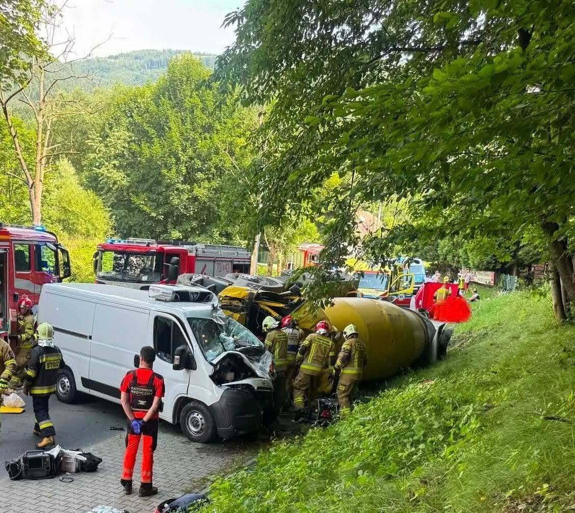 Wypadek Czernichow Zywiecki 1