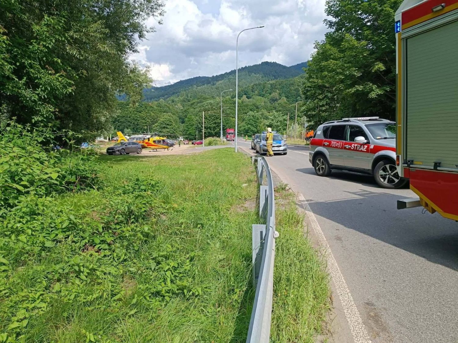 Wypadek Czernichow Zywiecki 2