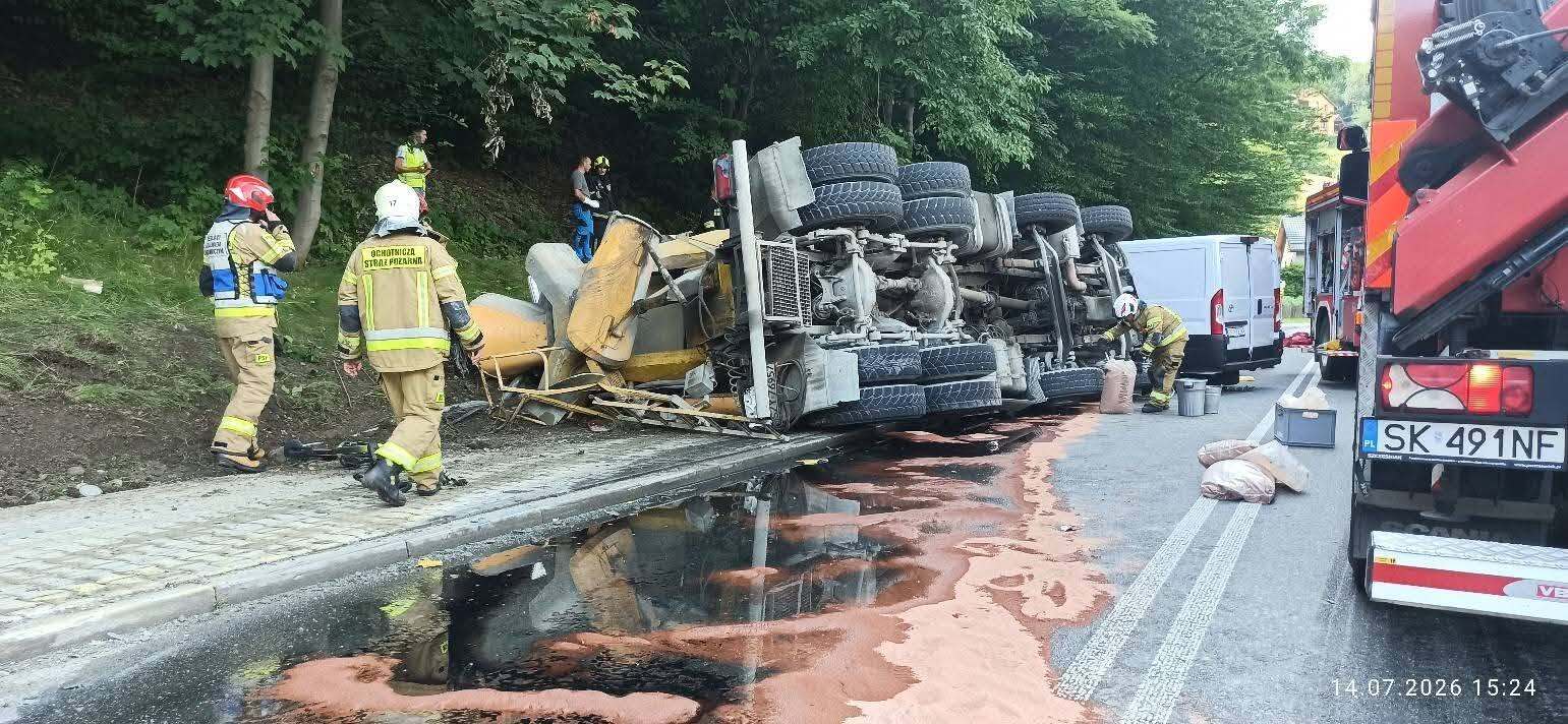 Wypadek Czernichow Zywiecki 4