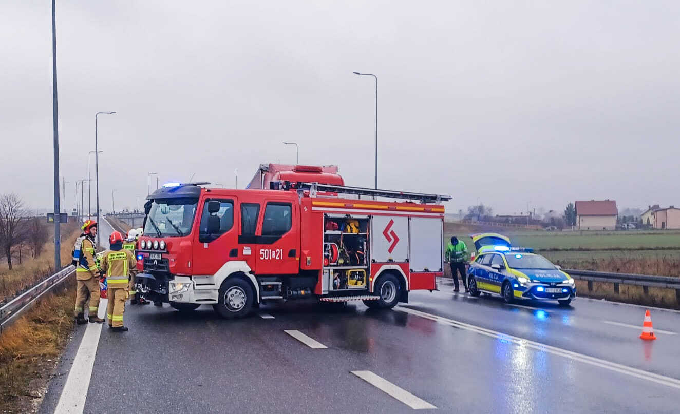 Wypadek DK 46 Kochcice 02