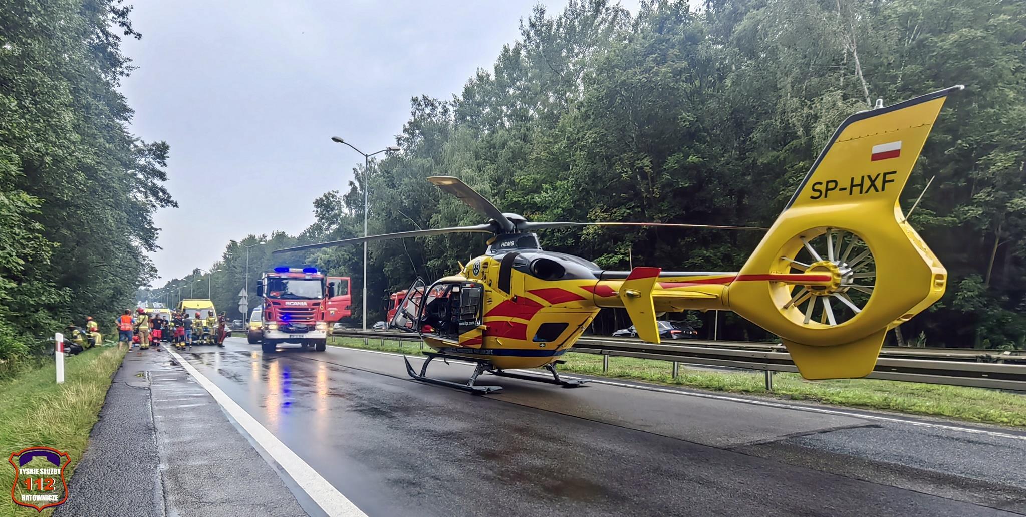 Tragiczny wypadek w Katowicach, Giszowiec, DK86, godz. 15