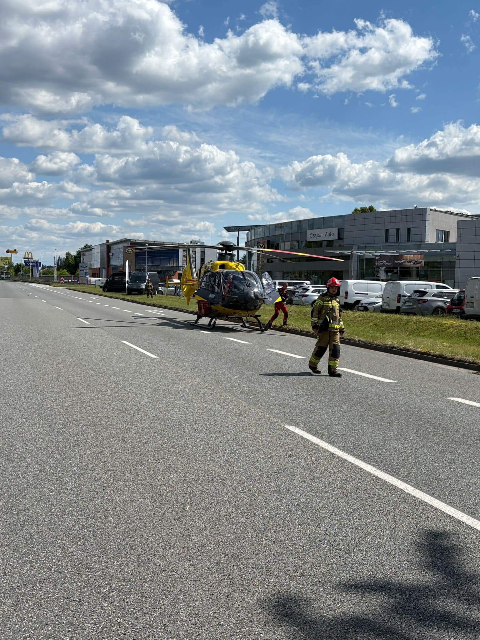 Wypadek DTS motocykl