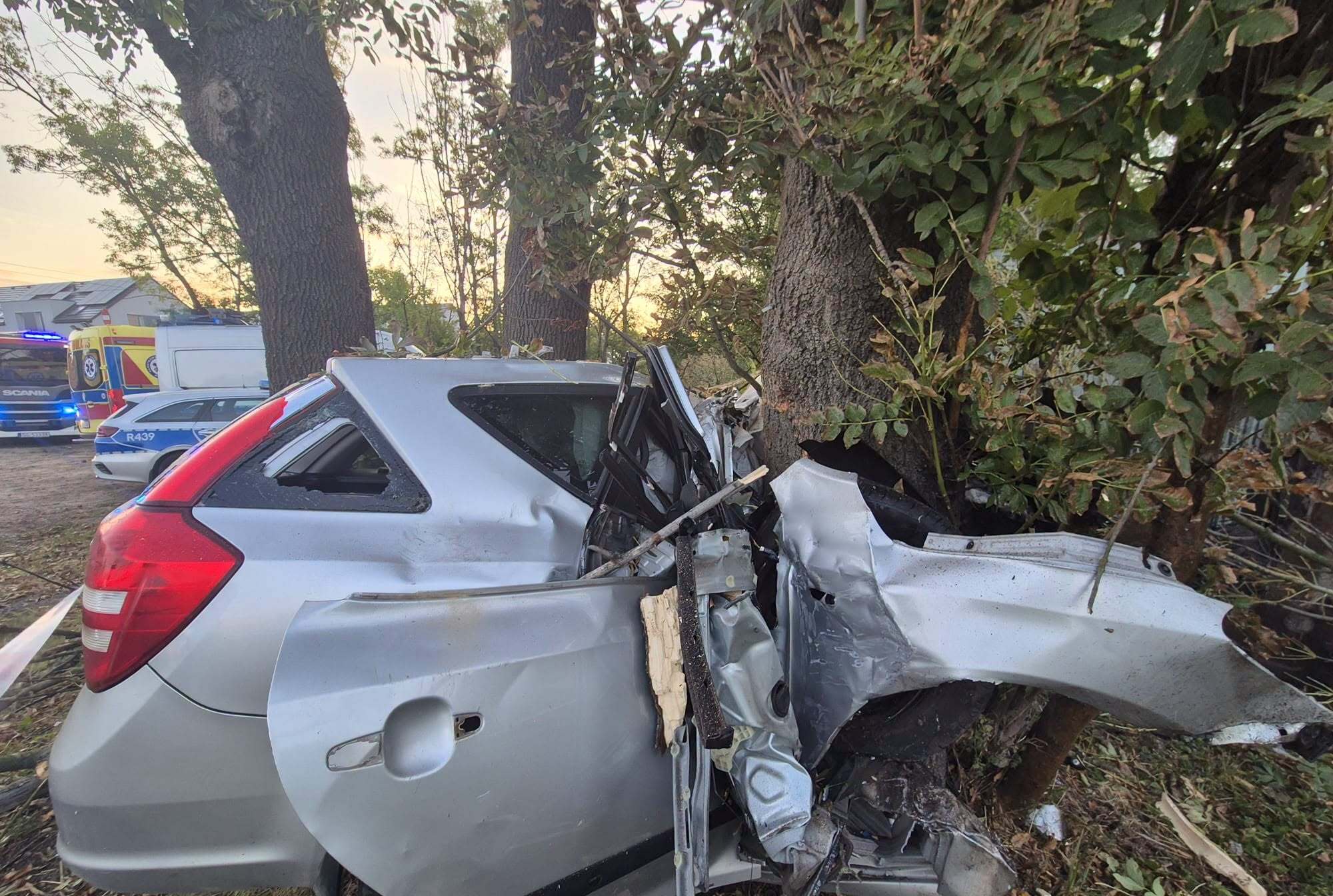Wypadek Gliwice Bojkowska 5