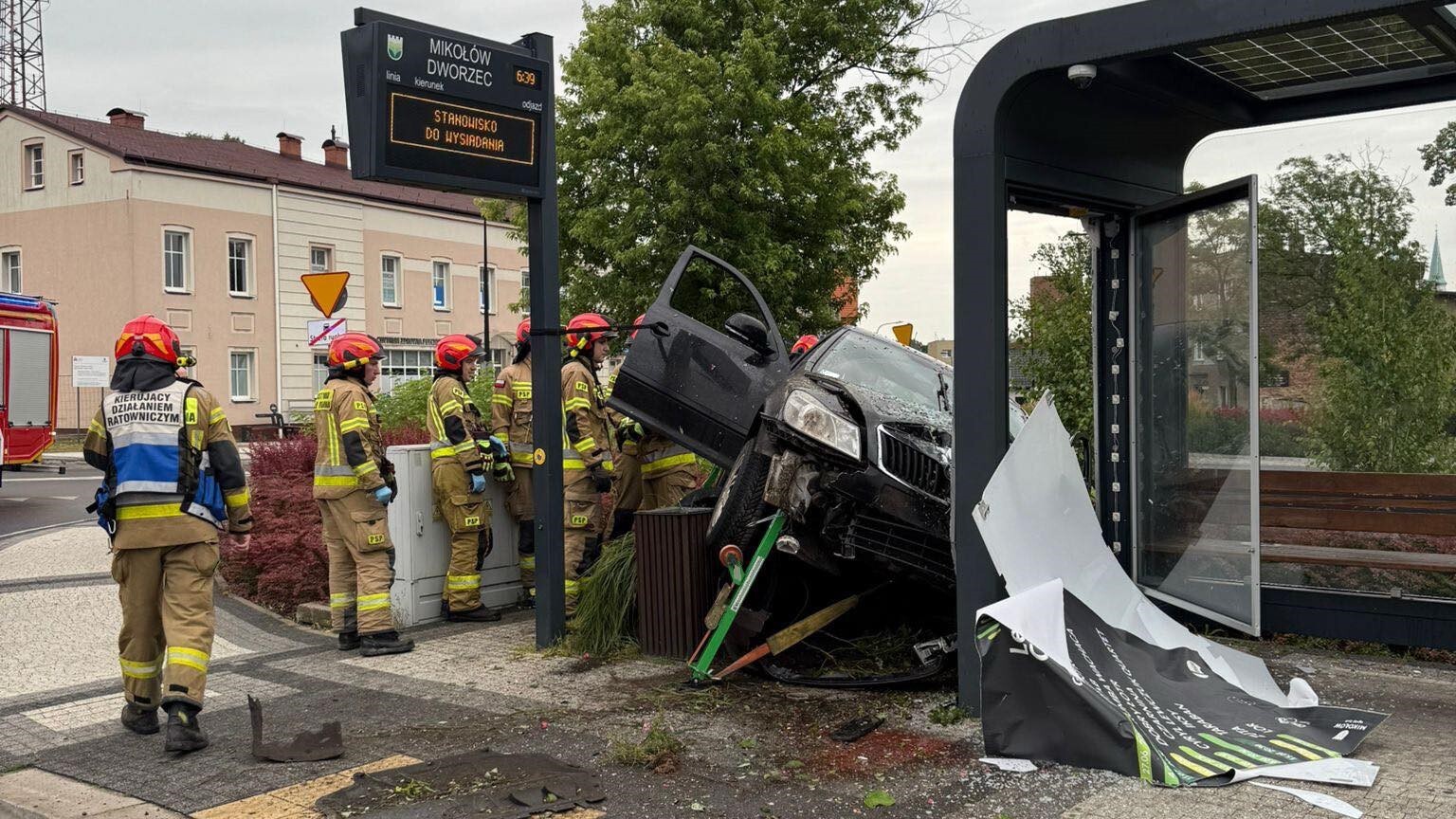 Wypadek Mikołów, przystanek