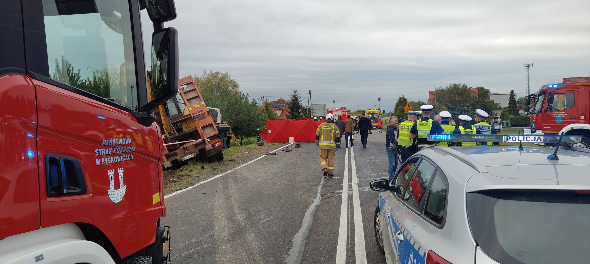 Wypadek Wielowieś powiat gliwicki 18 09 2025