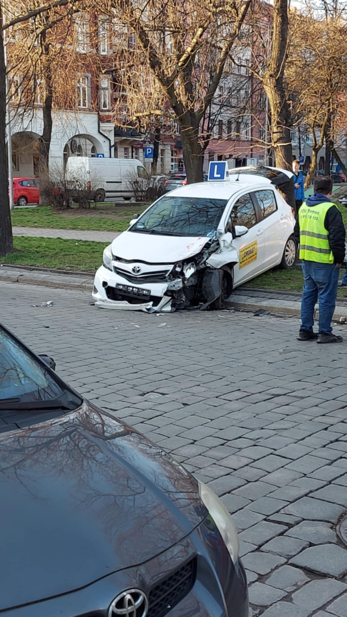 Wypadek Zeromskiego Bytom karetka elka 3