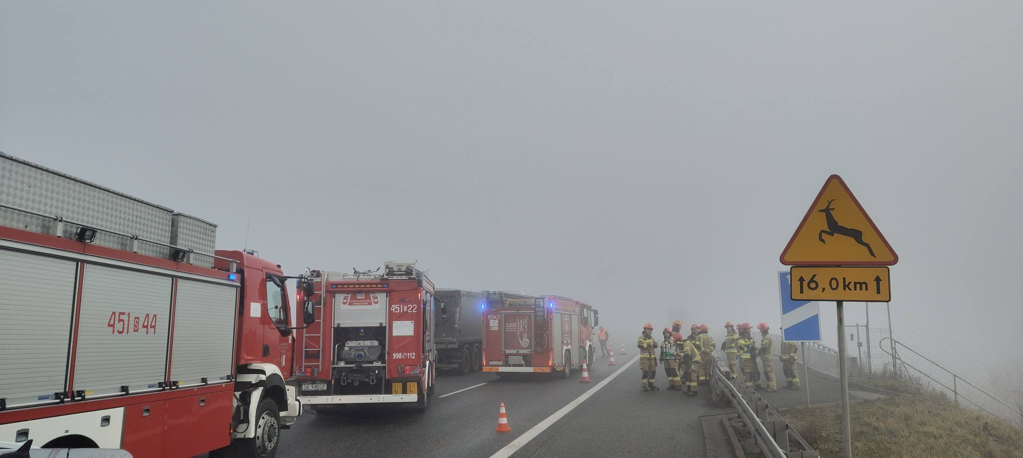 Wypadek a4 Gliwice godz 10