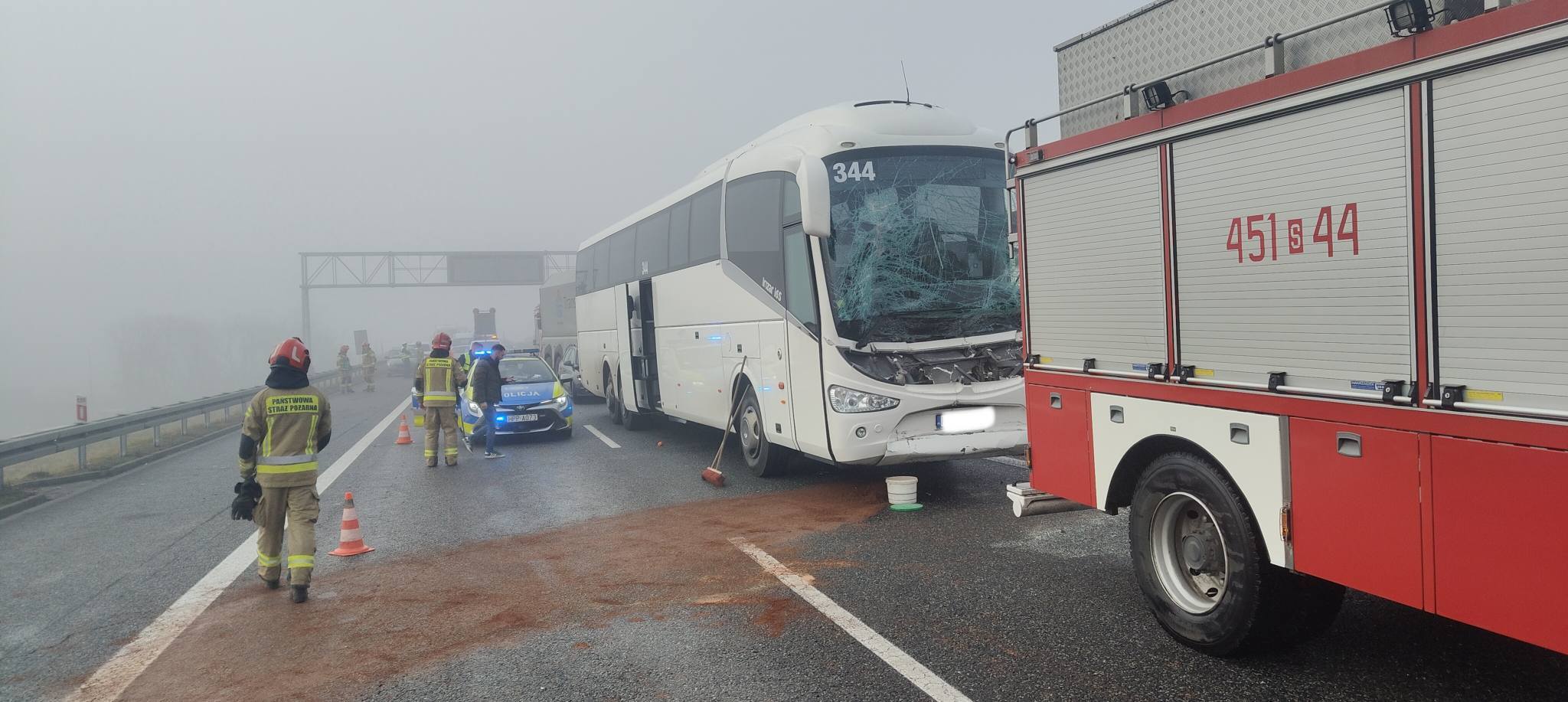 Wypadek a4 Gliwice godz 10