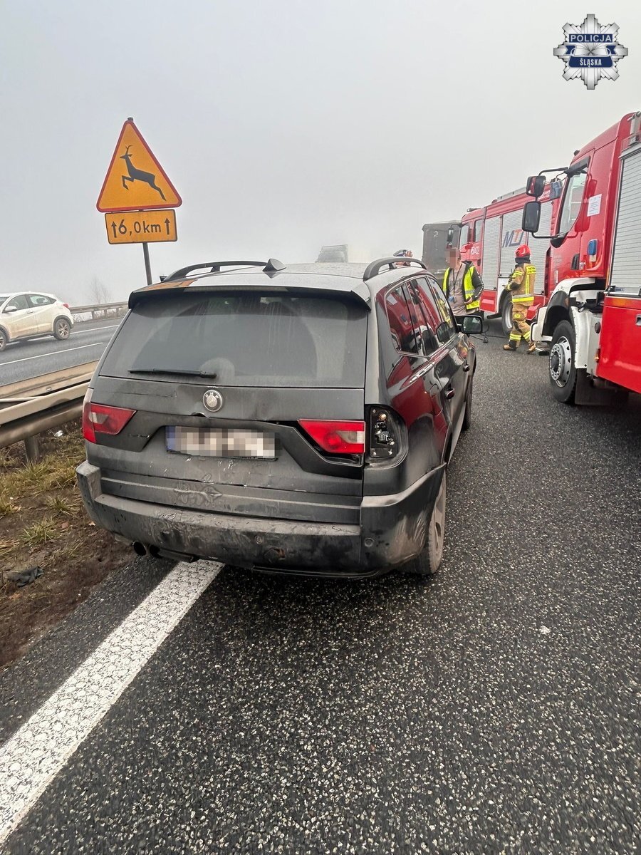 Wypadek a4 Gliwice, godz. ok. 10