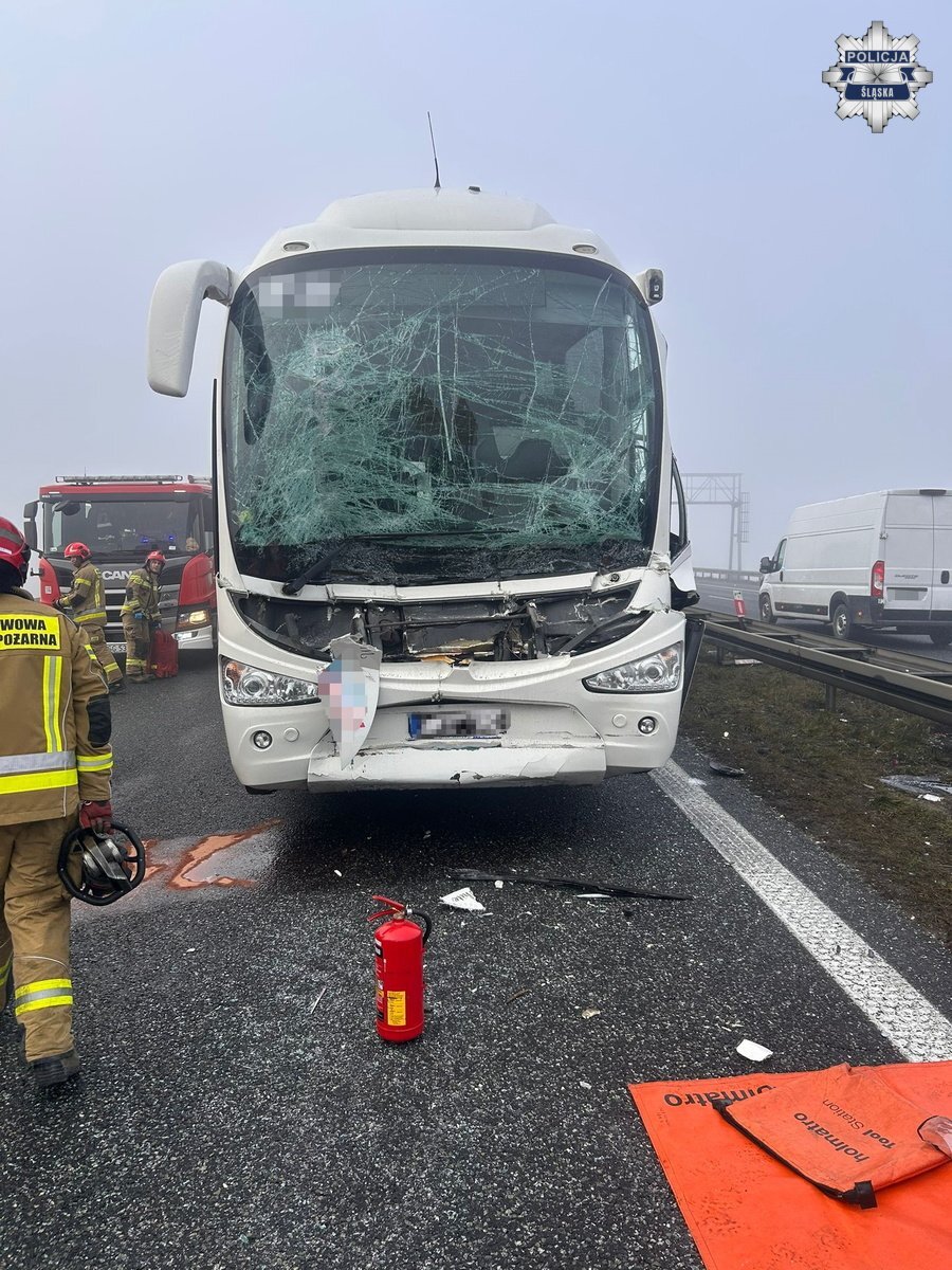 Wypadek a4 Gliwice, godz. ok. 10