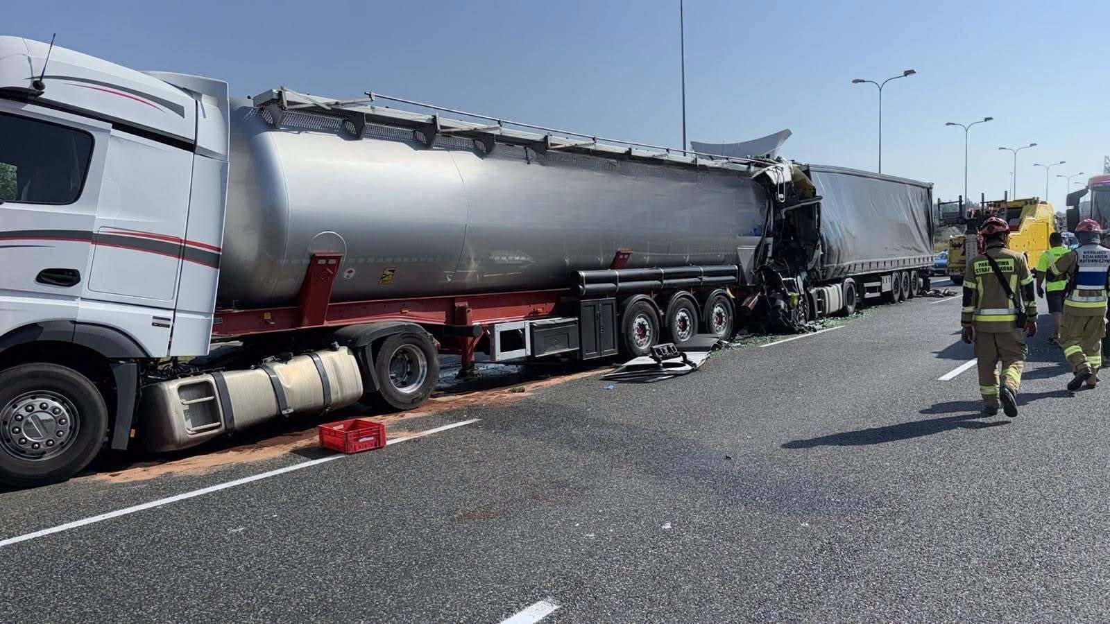 Wypadek na A4 3