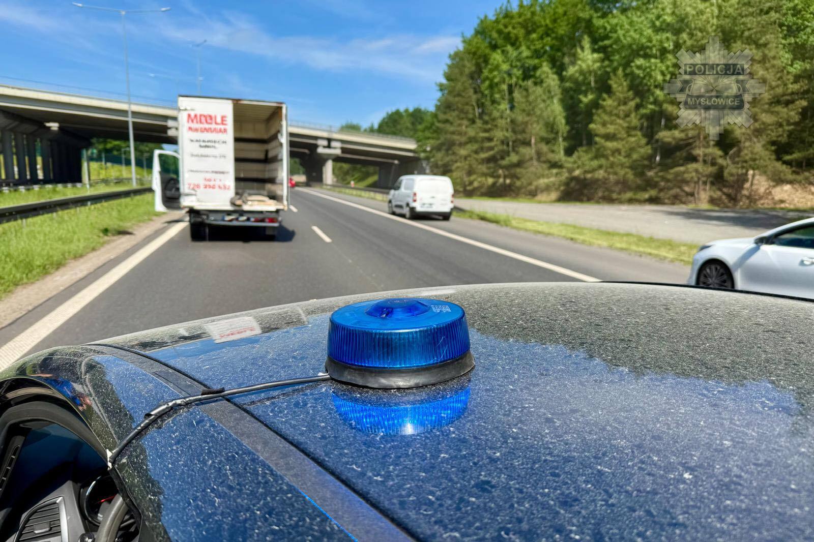 Wypadek na A4 Wypadek na A4 pod Mysłowicami