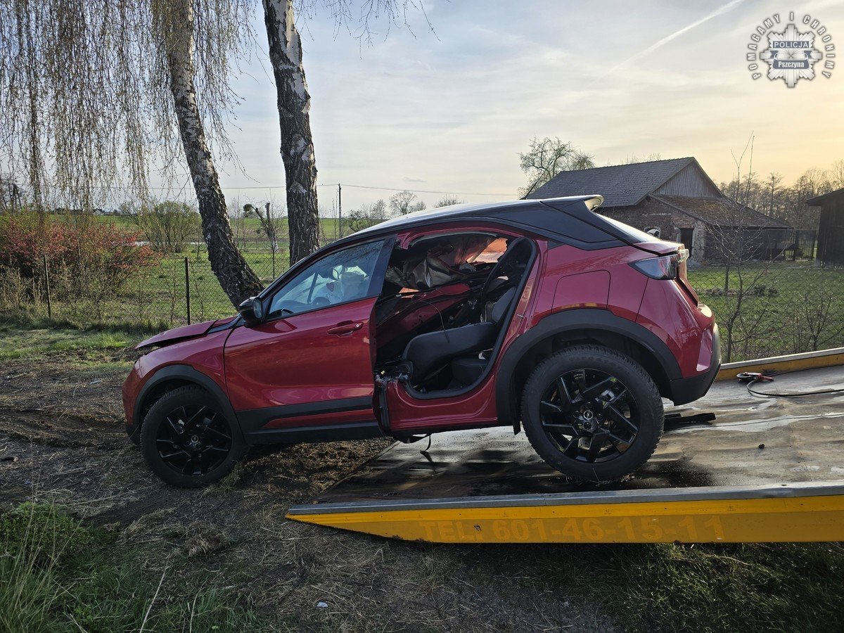 Wypadek na DK81 w Warszowicach