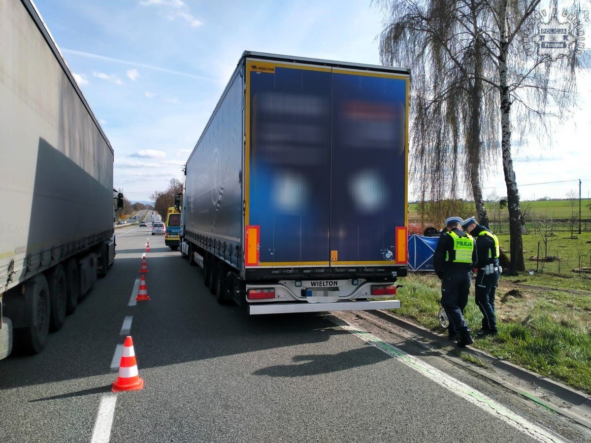 Wypadek na DK81 w Warszowicach
