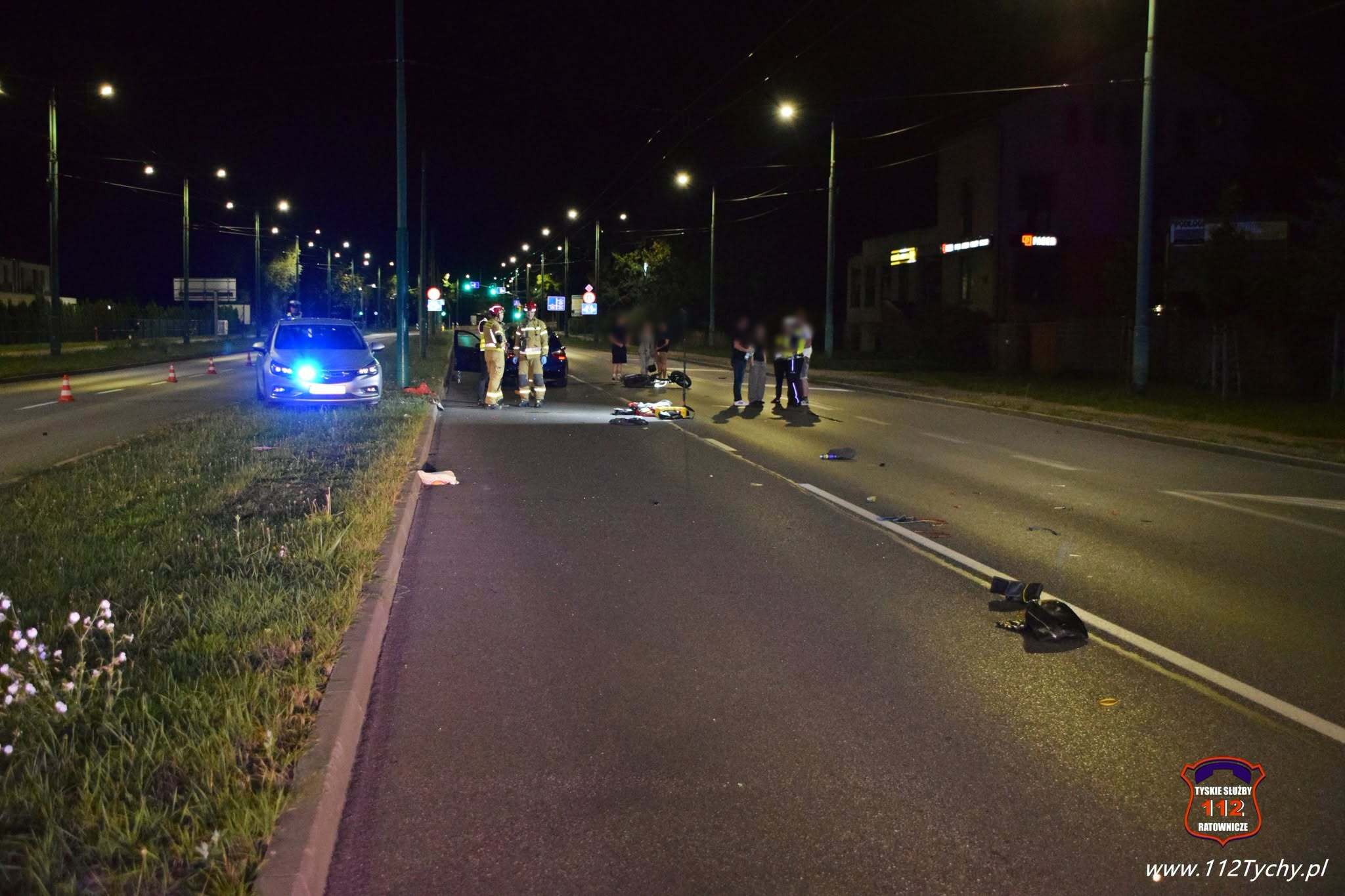 Wypadek rowerzysta Tychy 11
