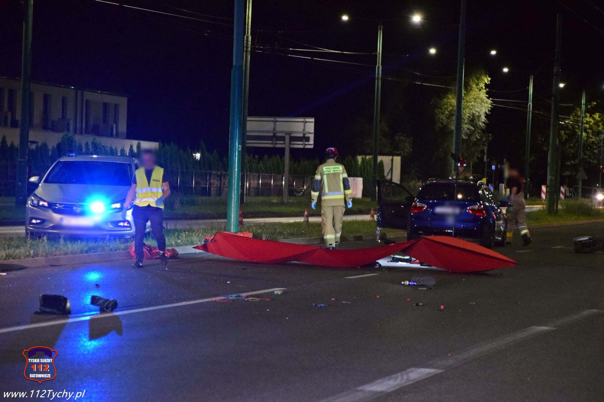 Wypadek rowerzysta Tychy 13