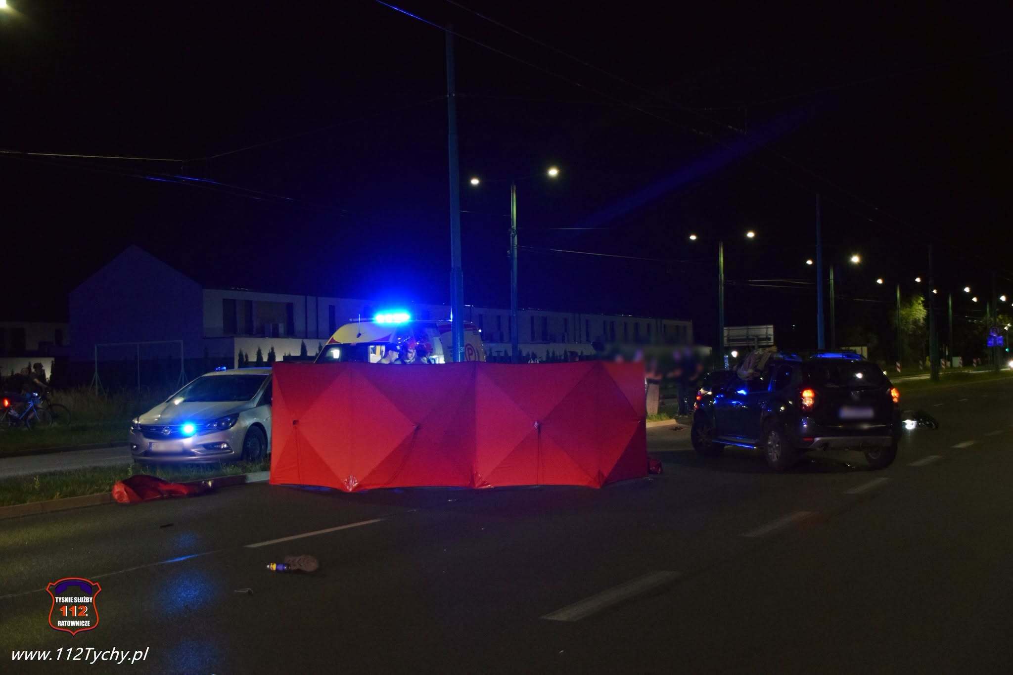 Wypadek rowerzysta Tychy 16