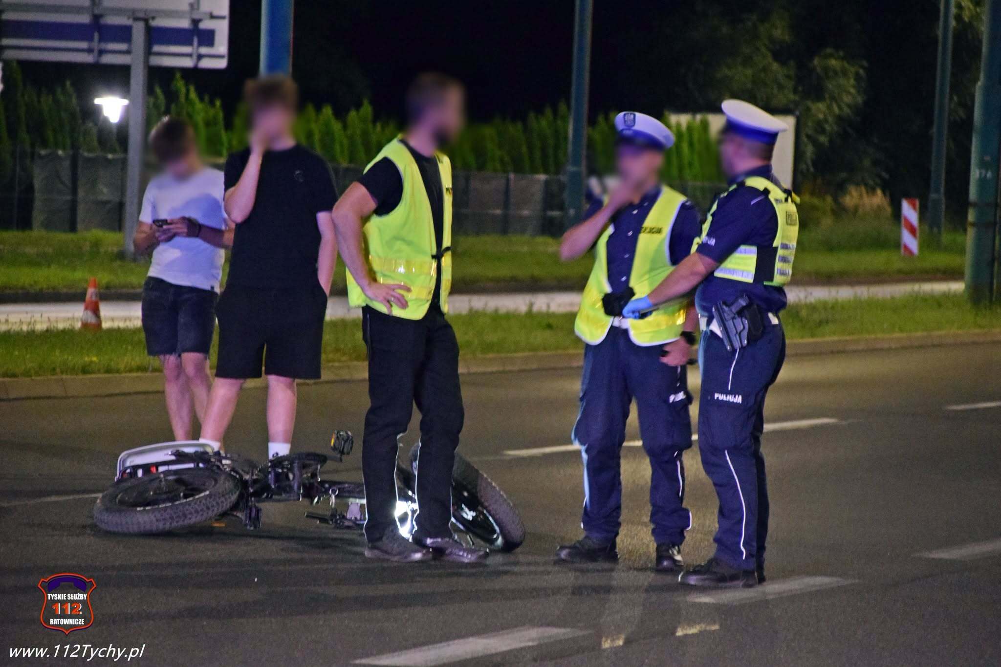 Wypadek rowerzysta Tychy 4