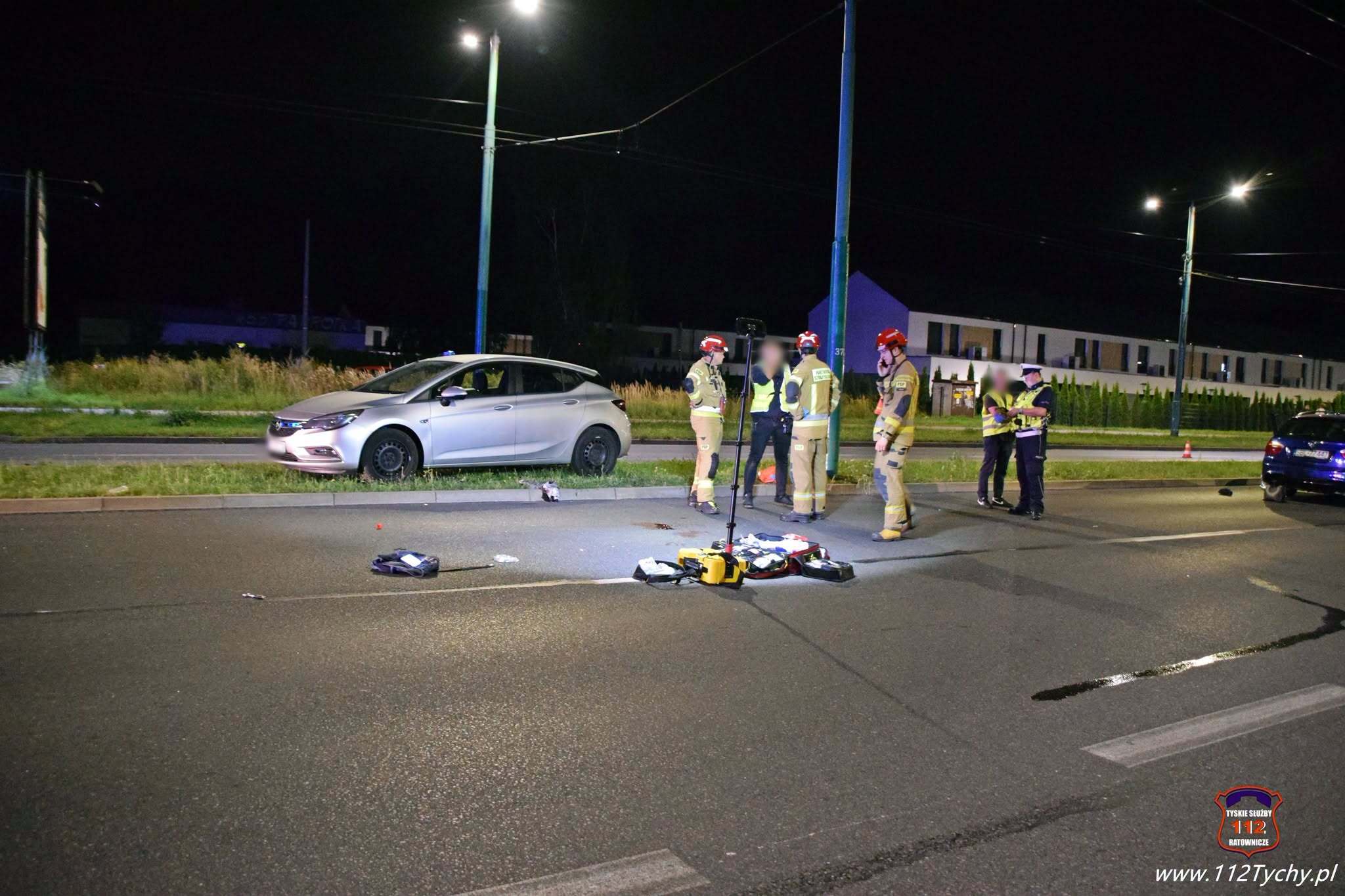 Wypadek rowerzysta Tychy 7