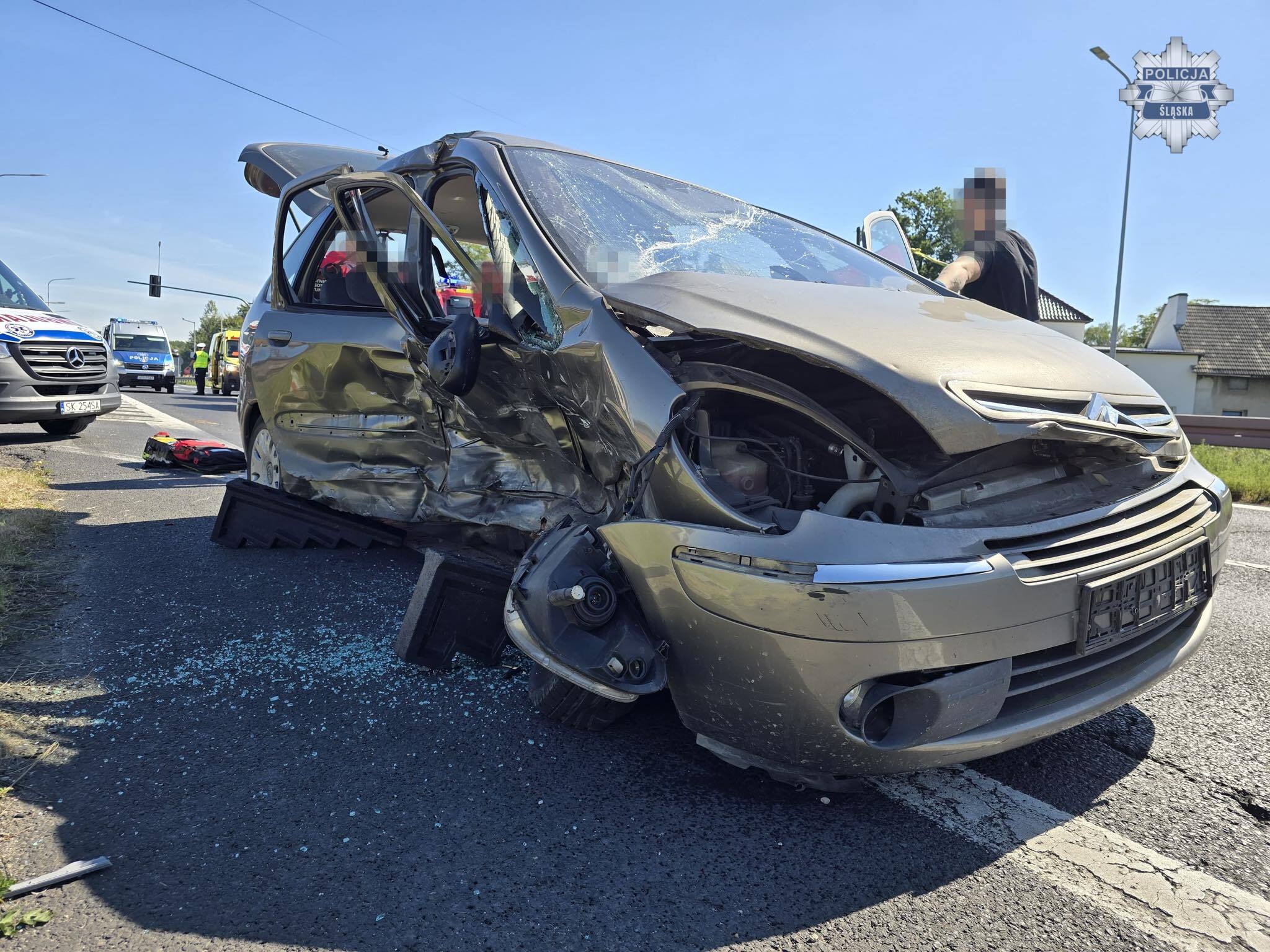 Wypadek w Kobiórze