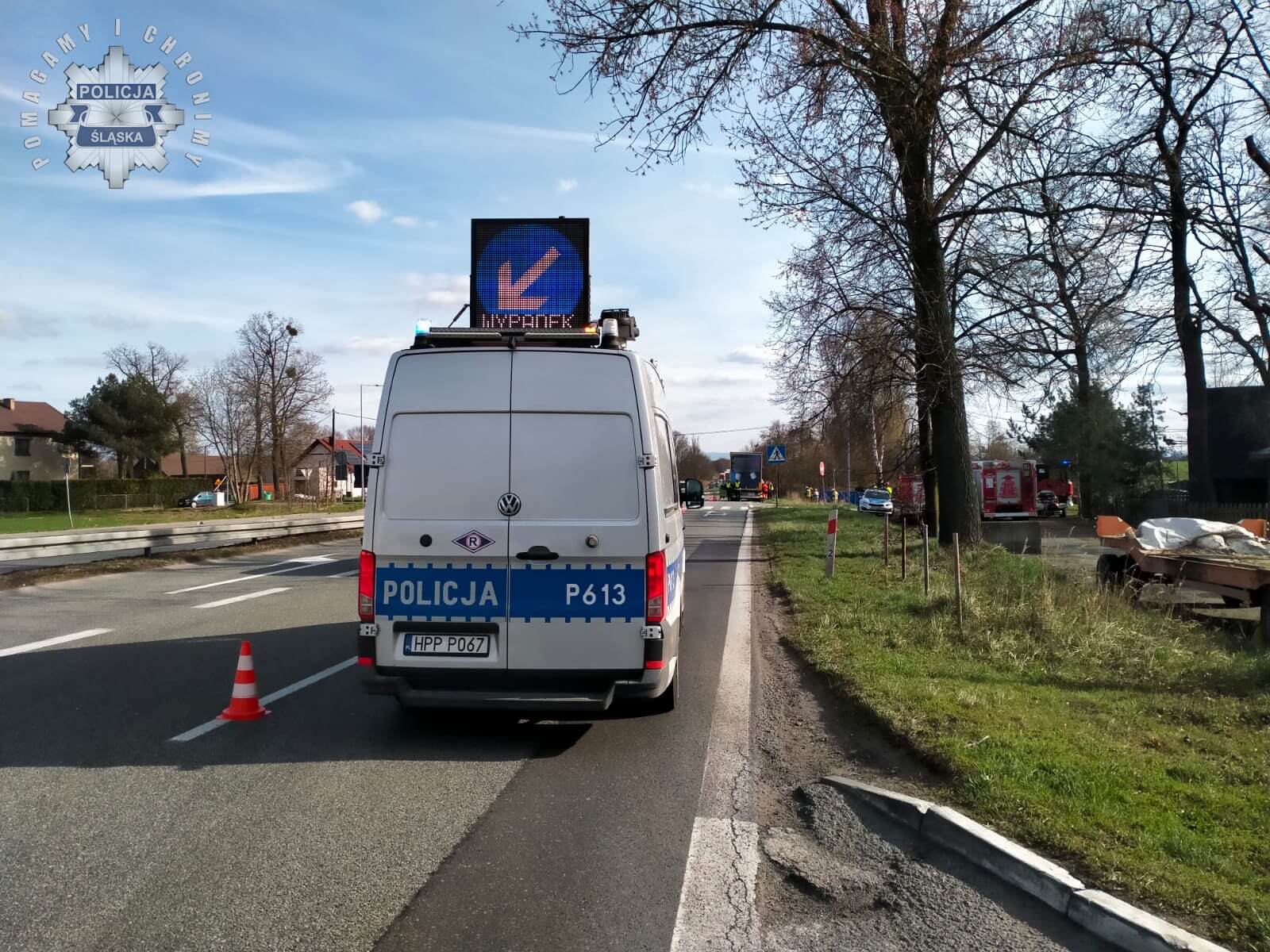 Wypadek na DK81 w Warszowicach