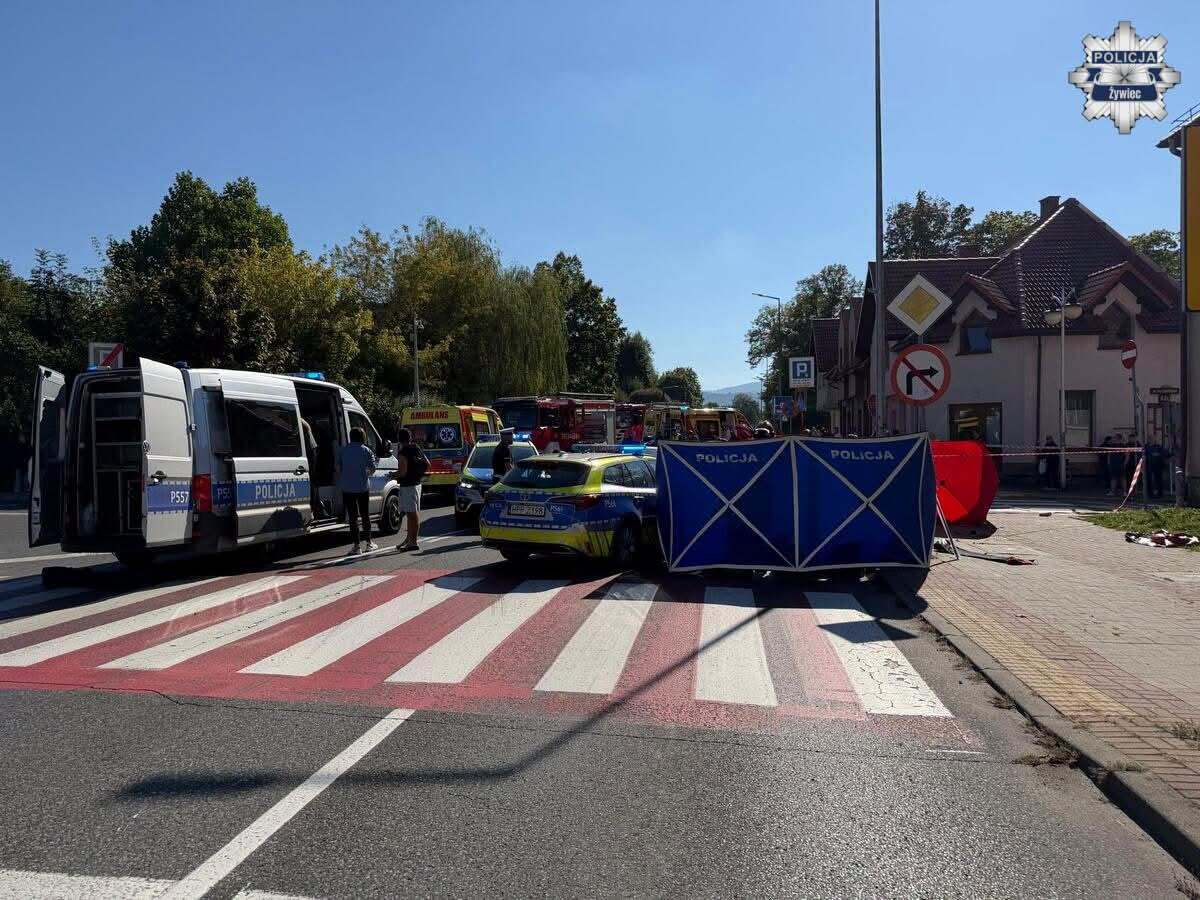 Wypadek w Żywcu