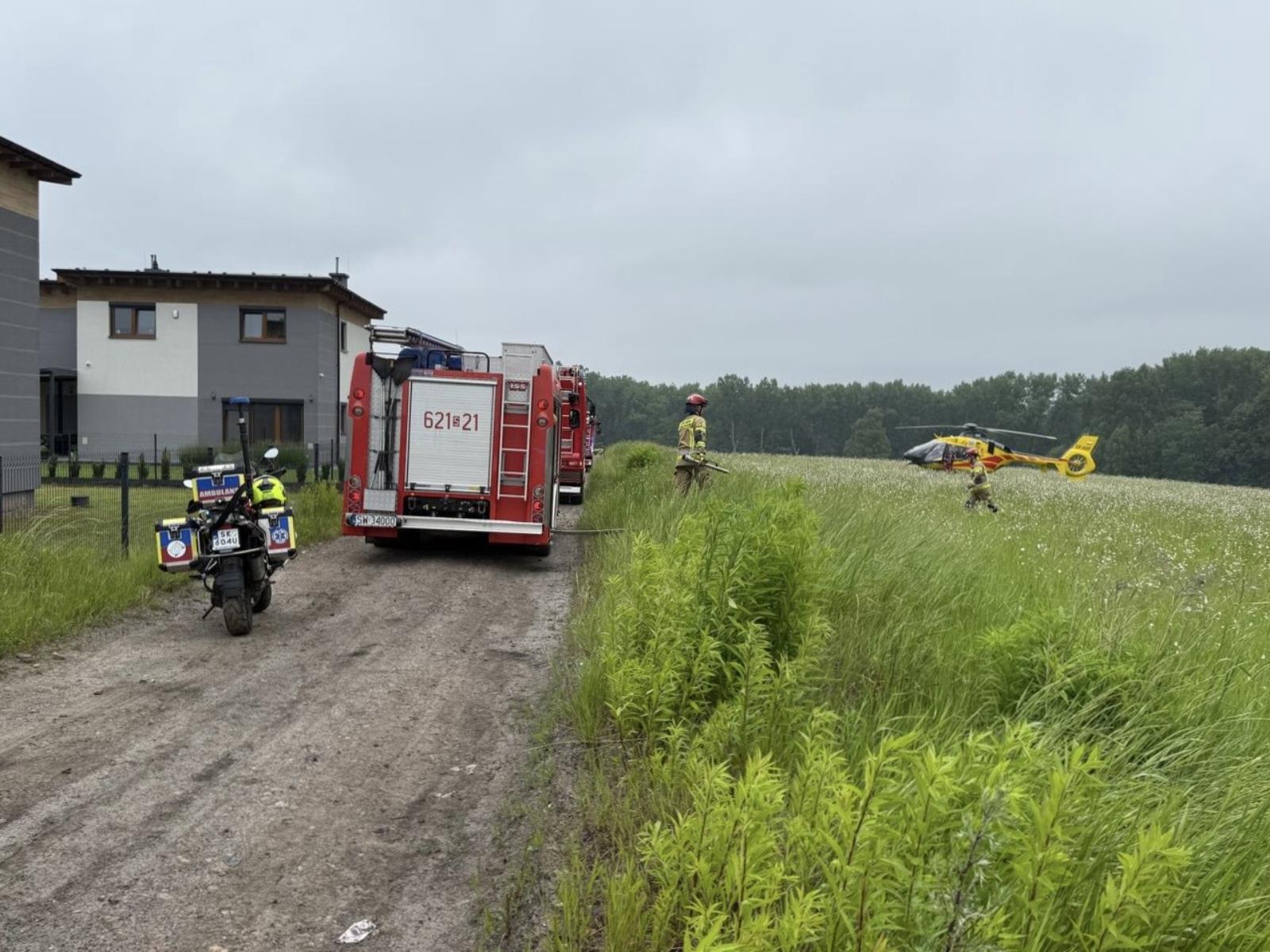 Wypadek wiatrakowiec Świętochłowice