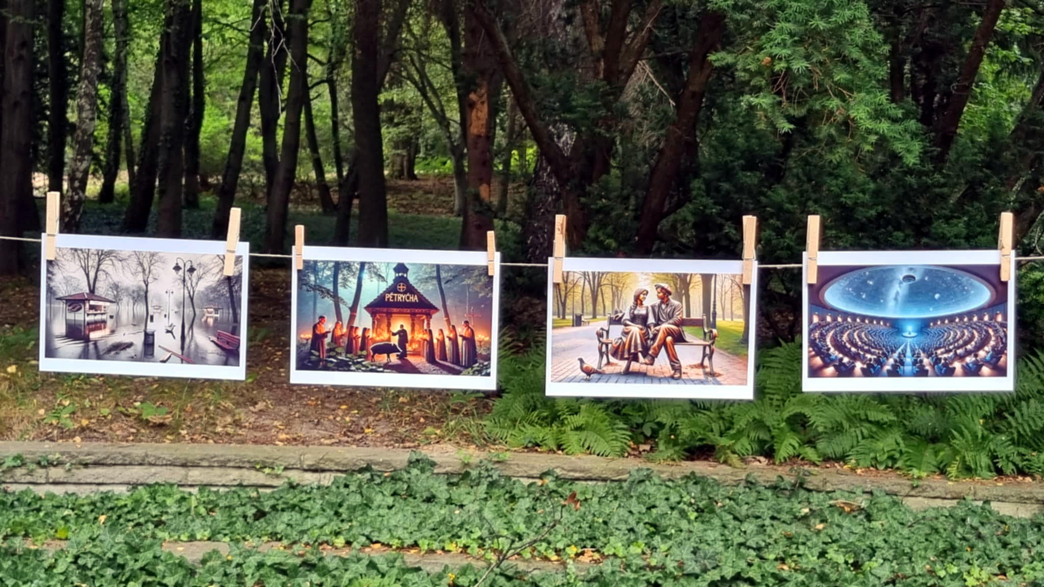 Wystawa Niepark w Świątyni Petrycha w Parku Śląskim