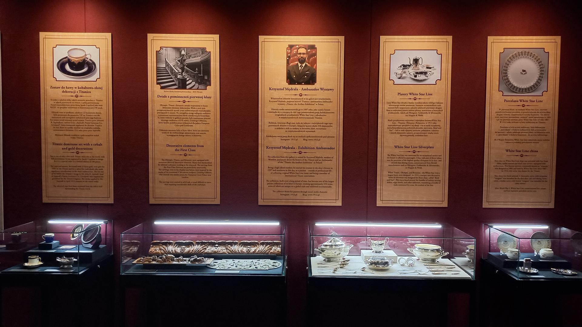 Wystawa o Titanicu w Muzeum Hutnictwa Cynku Walcownia