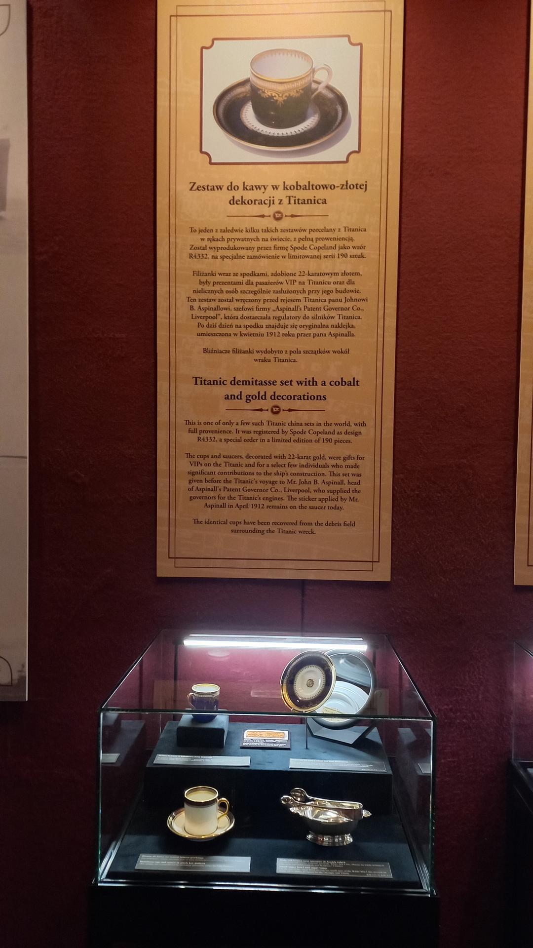 Wystawa o Titanicu w Muzeum Hutnictwa Cynku 30