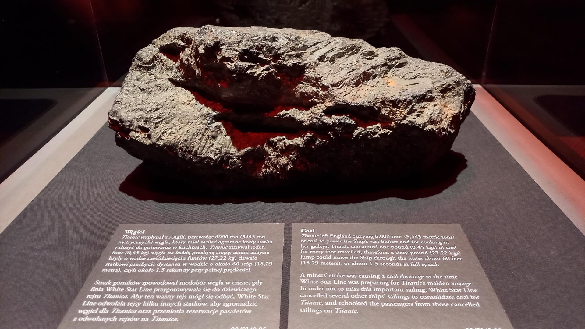 Wystawa o Titanicu w Muzeum Hutnictwa Cynku Walcownia