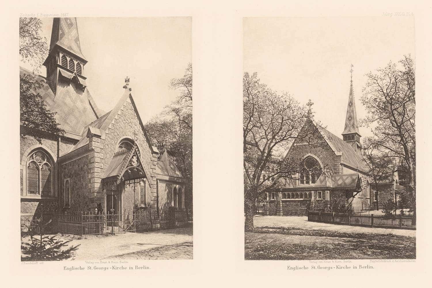 Zdjęcie kościoła Monbijou z 1886 roku