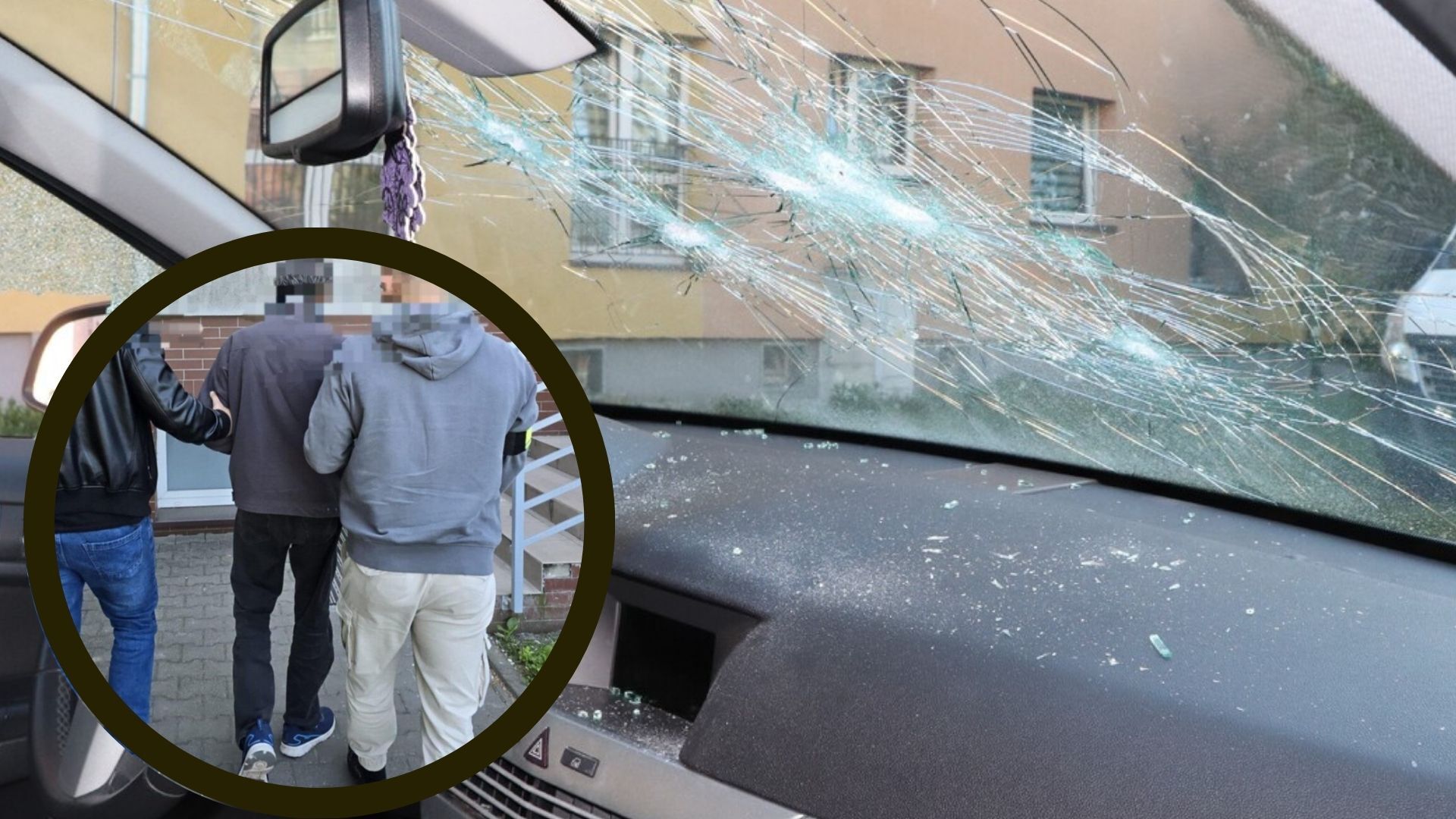 Zatrzymanie wandala, Knurów