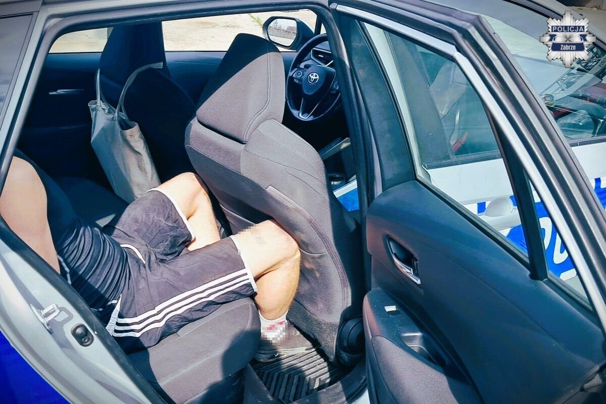 Zatrzymanie wlamywaczy hala Korfantego Zabrze 2