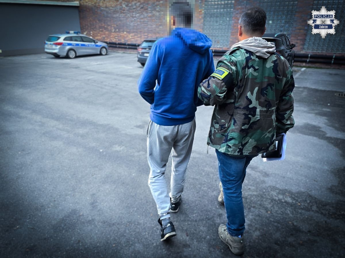 Zatrzymanie poszukiwanego w Zabrzu