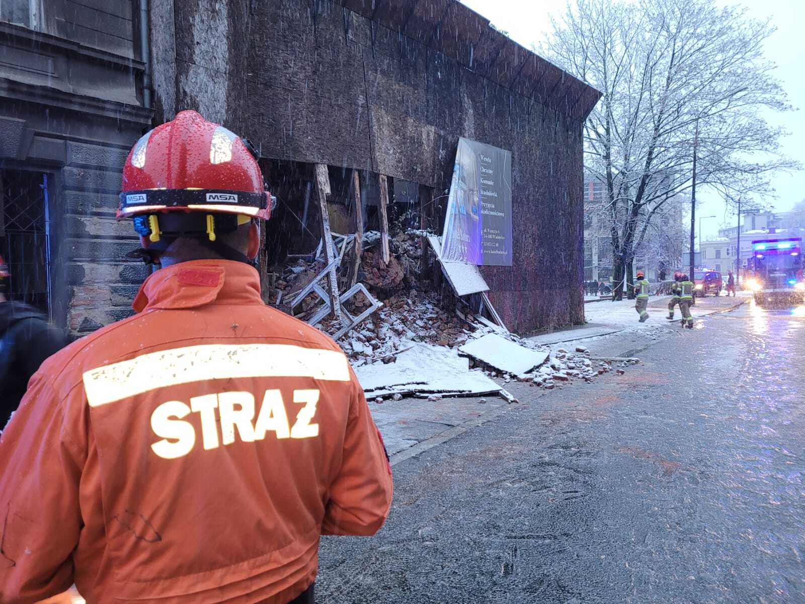 Zawalona kamienica w Bielsku-Białej