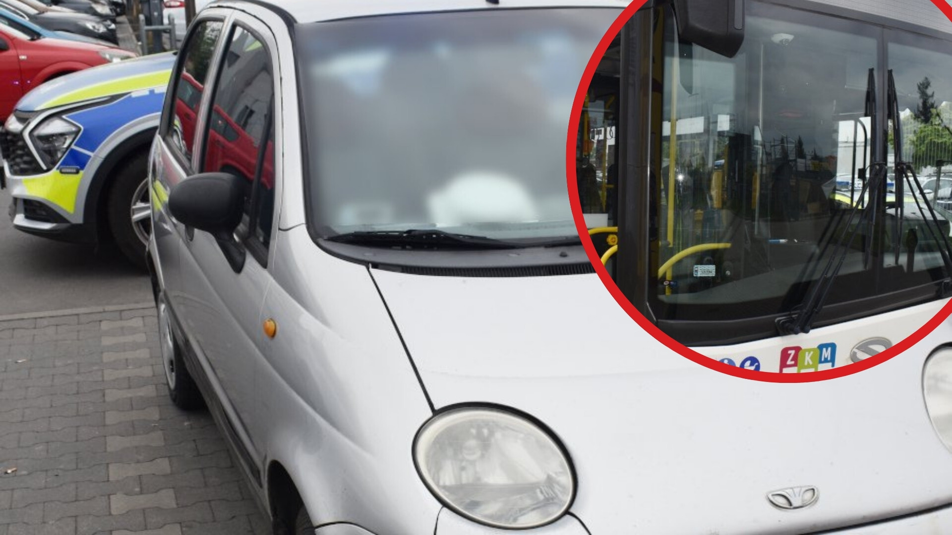 Kierowca Matiza zaatakował autobus w dawny Dzień Zwycięstwa. Animuszu dodał 63-latkowi alkohol