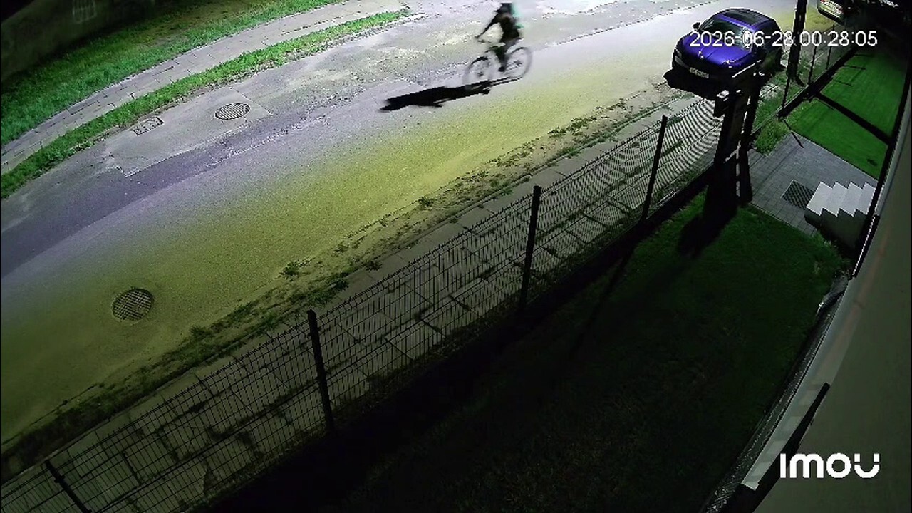 Zawiercie. Kradzież roweru i butów przy ulicy Sitowie. 28 czerwca 2026