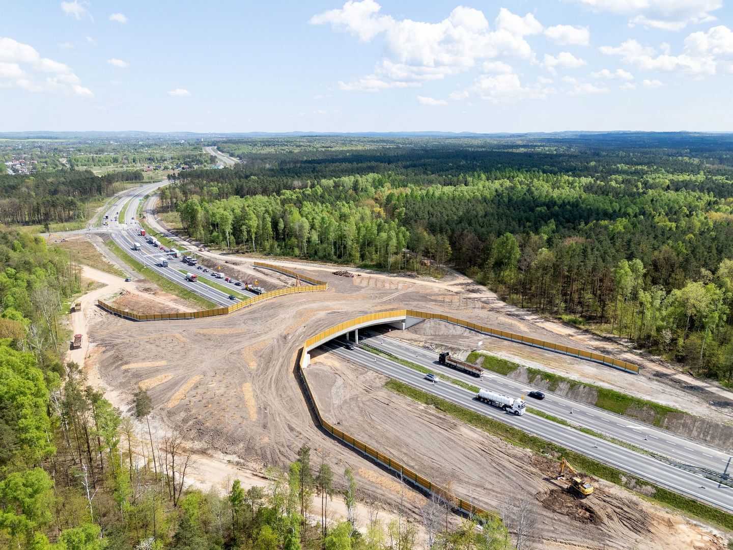 Obwodnica Poręby i Zawiercia (DK78). Kwiecień 2025.