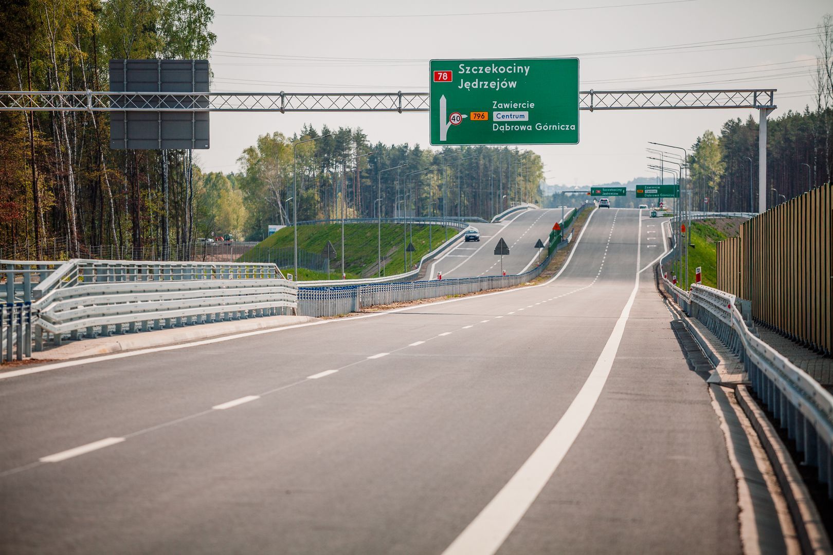 Obwodnica Poręby i Zawiercia (DK78). Kwiecień 2025.