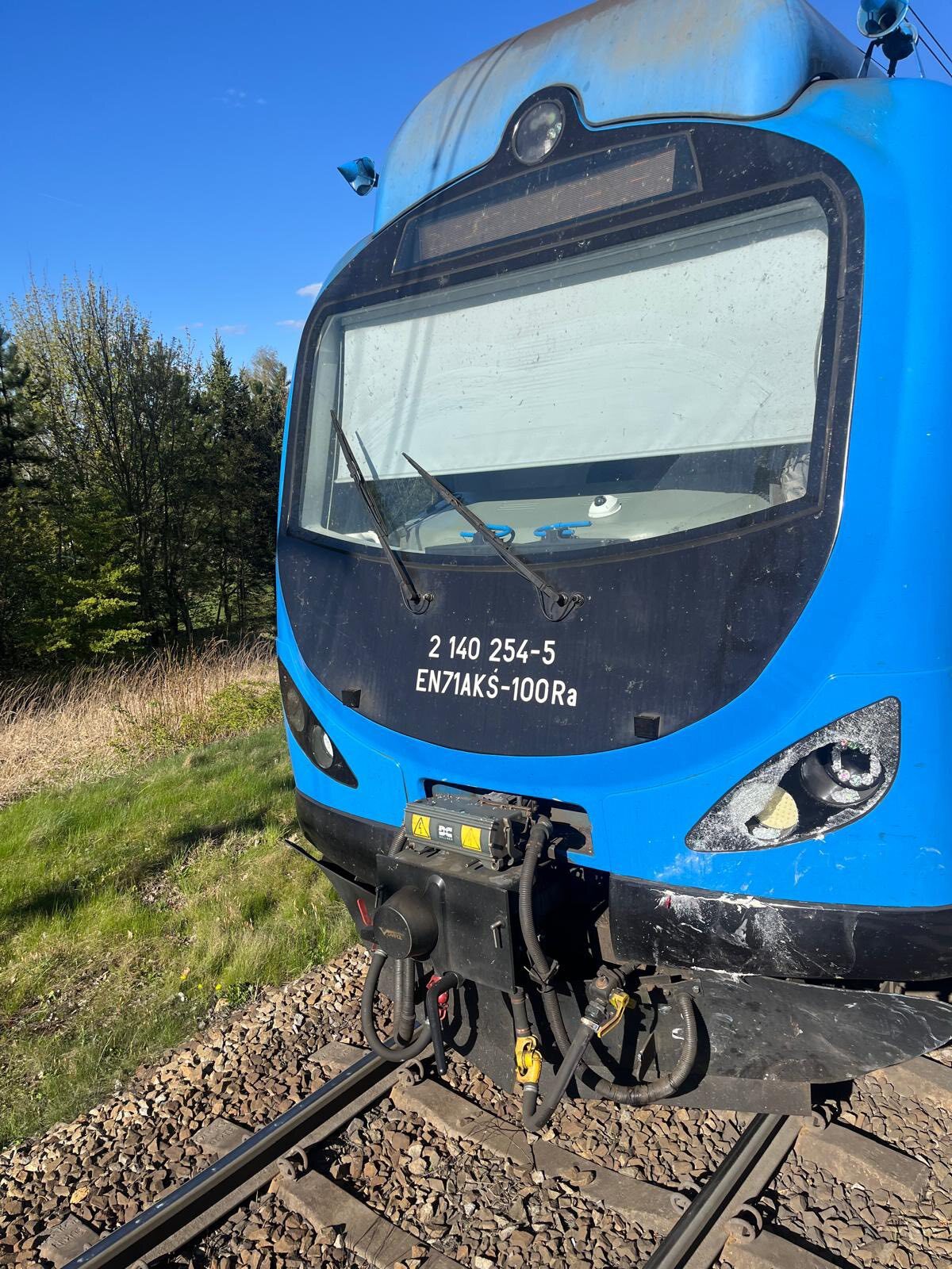 Zderzenie pociągu KŚ z samochodem, Łaziska Górne