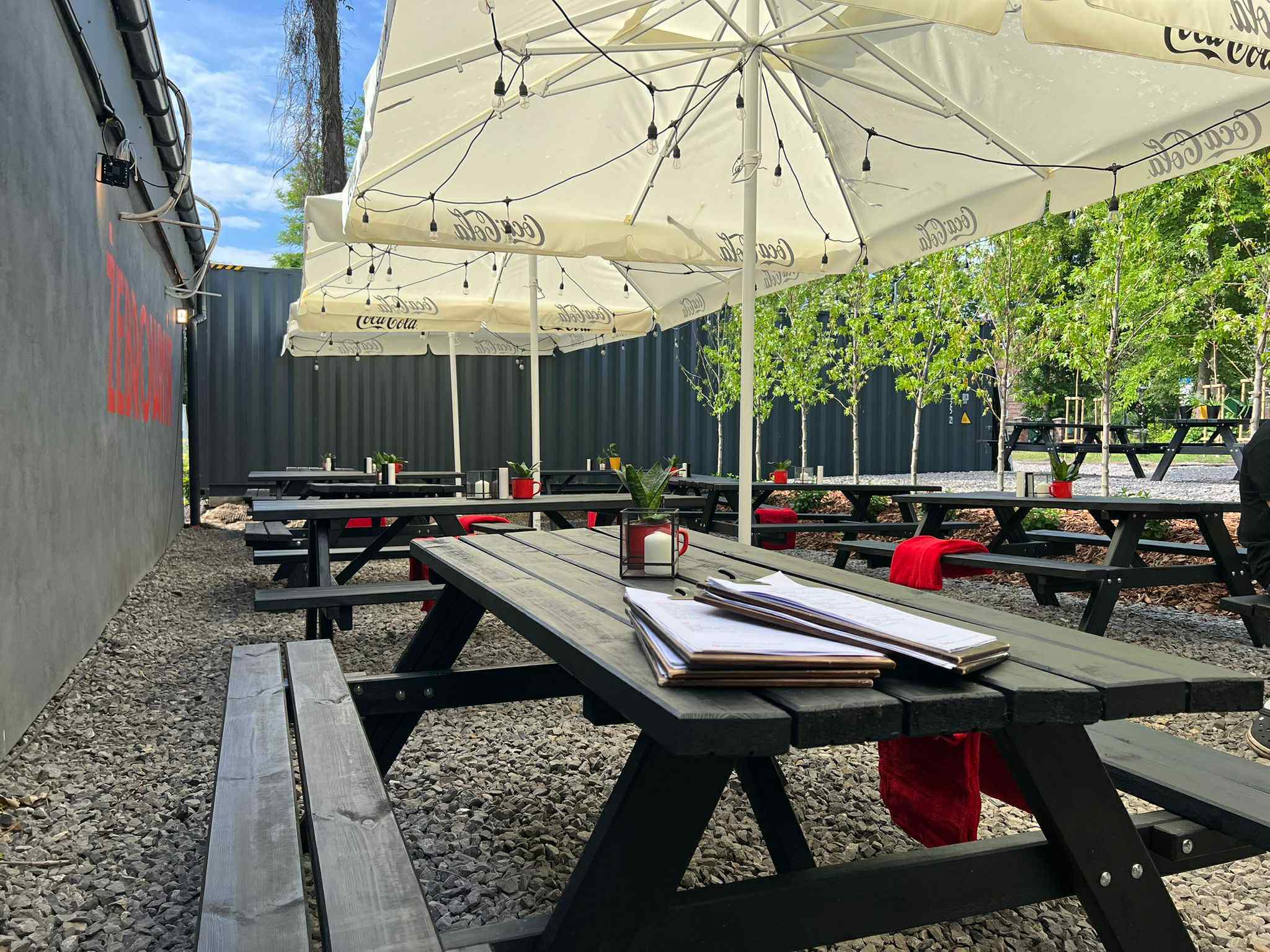 Żebrownia Katowice ogródek